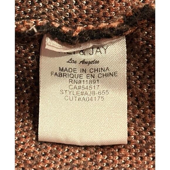 Ali & Jay Women’s Sweater Mini Dress Floral Turtleneck Dolman Sleeve S Cottage - Picture 13 of 14